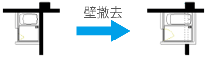 壁撤去の是非の確認